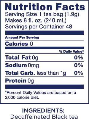 Nutritional information image