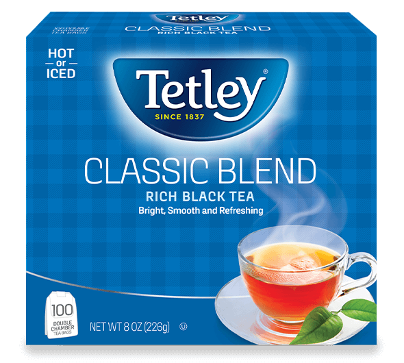  Tetley Tea, 40-Count Tea Bags (Pack of 6) : Black Teas :  Grocery & Gourmet Food